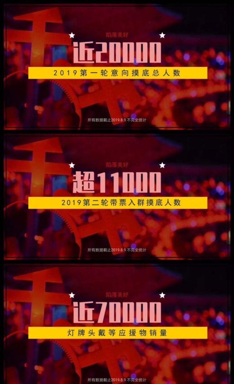 我现场看了TFBOYS灯牌大战，帝国姐姐的战斗力太强了！