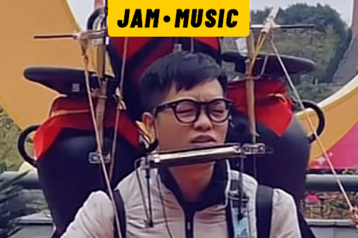 一个人干了整支乐队的活，这位抖音小伙太牛了