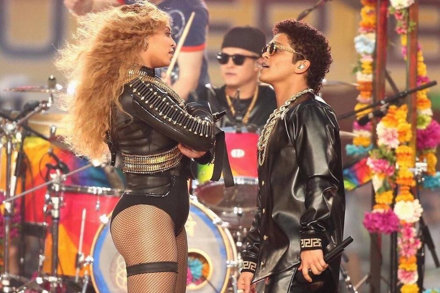火星哥INS为Beyonce生日送上祝福！