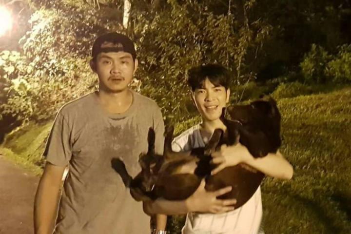 搜寻32小时，萧敬腾为爱犬几乎断腿