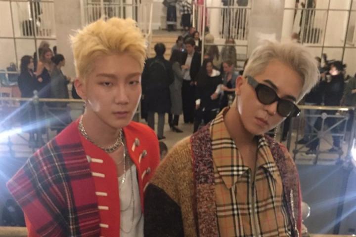 WINNER成员宋旻浩与李昇勋参加伦敦Burberry秀,获VOGUE赞扬！