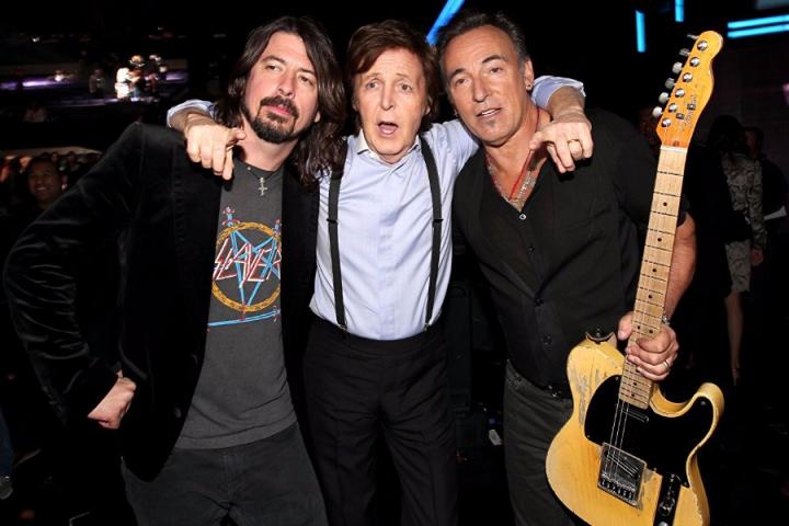 老保罗与Bruce Springsteen同台麦迪逊广场公园演唱会