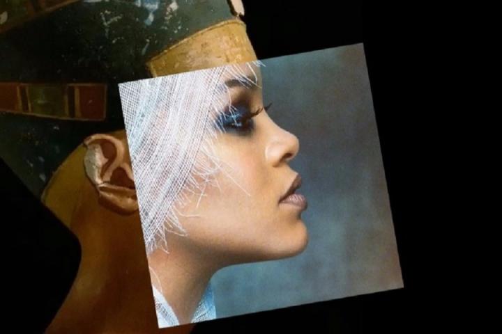化身埃及最美皇后，Rihanna最新写真出炉了！