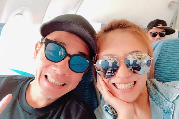 “丢下”Jasper，应采儿晒与陈小春度假合照，