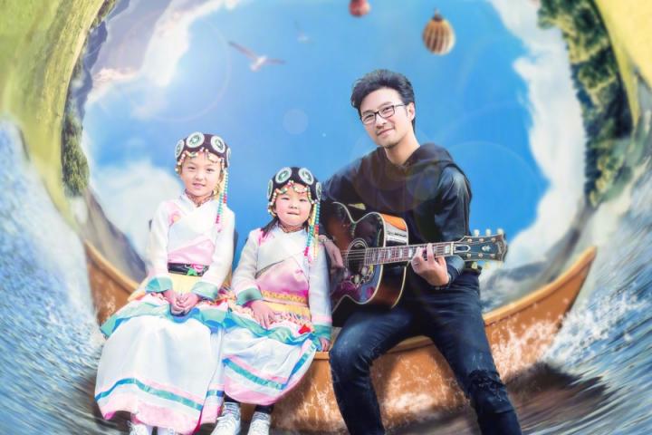 汪峰节目中秀恩爱宠娃，满满的都是爱